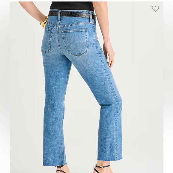 J.Crew Petite 9” Demi-boot crop jean in Clyde wash - Picture 2 of 7